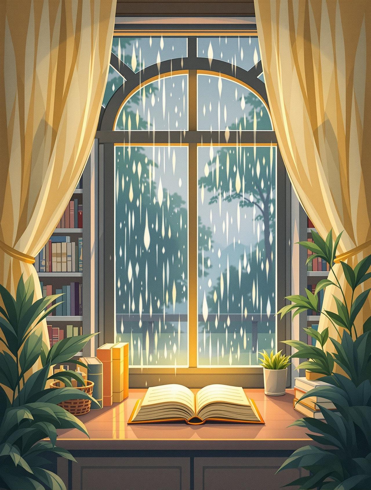 雨天的图书馆 - 红果官網新番